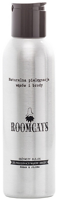 Олія для вусів і бороди, з маслом каріте - Avenir Cosmetics Roomcays — фото N1