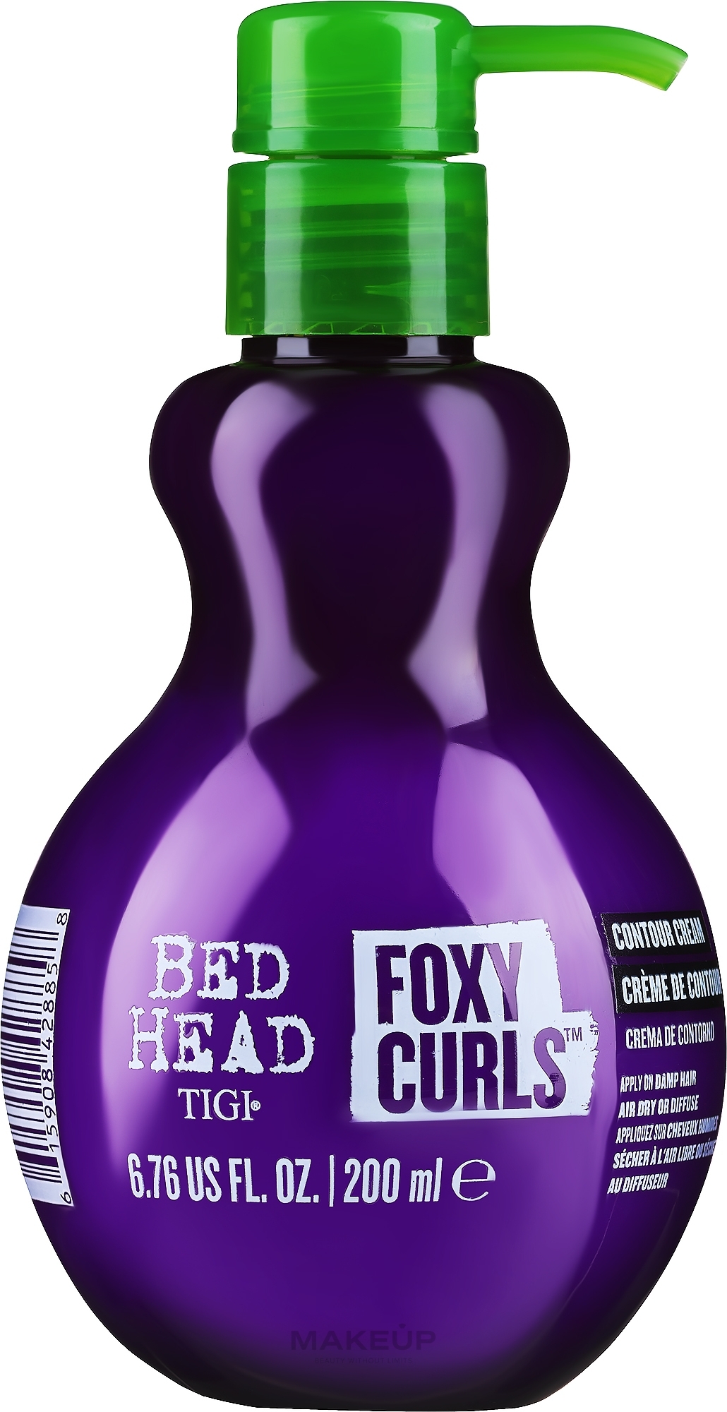 Крем для вьющихся волос - Tigi Bed Head Foxy Curls Contour Cream — фото 200ml