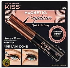 Духи, Парфюмерия, косметика Магнитная подводка для магнитных ресниц - Kiss Magnetic Eyeliner