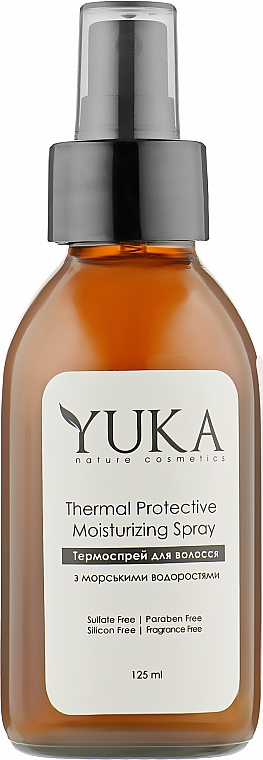 Термоспрей для увлажнения, восстановления и защиты волос - Yuka Thermal Protective Moisturizing Spray 