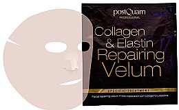 Духи, Парфюмерия, косметика Восстанавливающая маска для лица с коллагеном и эластином - Postquam Facial Collagen & Elastin Repairing Velum Face Mask