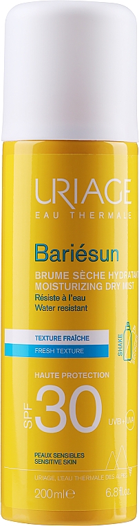 Сонцезахисний спрей для обличчя і тіла - Uriage Bariesun Dry Mist High Protection SPF30 — фото N1