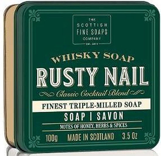 Мыло "Rusty Nail" - Scottish Fine Soaps Rusty Nail Sports Soap In A Tin — фото N1