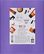 Фартух для перукарських робіт 80х125 см, поліетилен, фіолетовий, 50 штук - Panni Mlada — фото N1