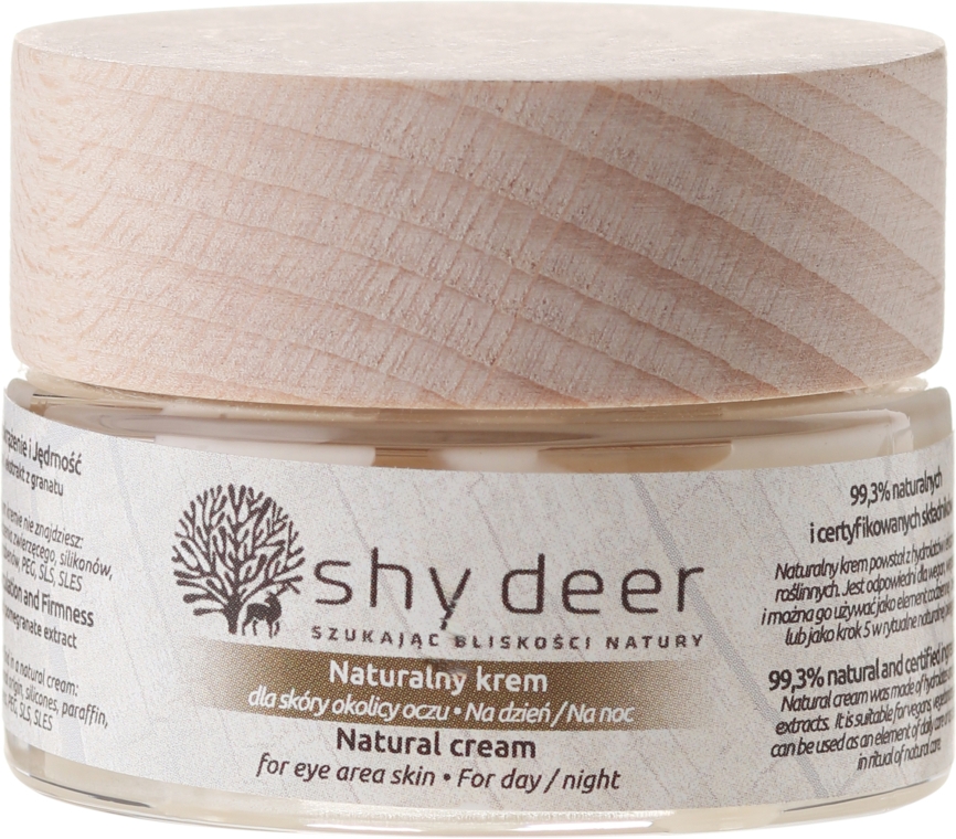 Крем для шкіри навколо очей - Shy Deer Natural Eye Cream — фото N1