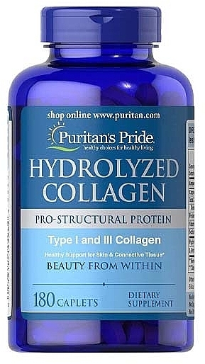 Диетическая добавка "Коллаген гидролизованный" - Puritan’s Pride Hydrolyzed Collagen — фото N1
