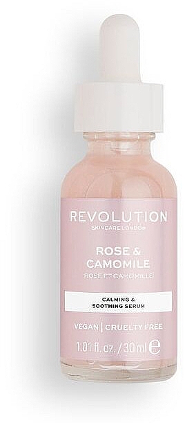 Сироватка з екстрактом троянди й ромашки - Revolution Skincare Rose And Chamomile Serum — фото N1