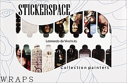 Дизайнерські наклейки для нігтів "Leonardo Da Vinci Xl" - StickersSpace — фото N1