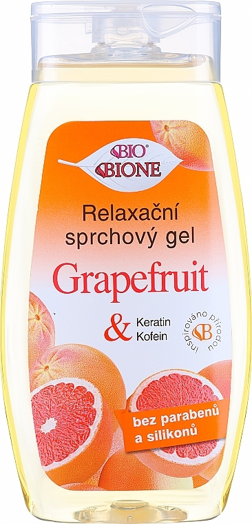 Гель для душу "Грейпфрут" - Bione Cosmetics Bio Grapefruit Relaxing Shower Gel — фото N1