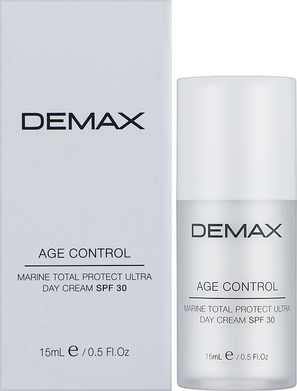 Дневной защитный крем с морскими водорослями - Demax Age Control Marine Day Cream Total Protect SPF 30 — фото N2