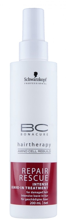 Восстанавливающая спрей-маска для волос - Schwarzkopf Professional BC Bonacure Repair Rescue Intense Leave-In Treatment 