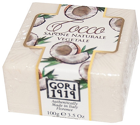 Мило "Кокос" - Gori 1919 Coconut Natural Vegetable Soap — фото N1
