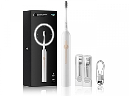 Парфумерія, косметика Електрична зубна щітка Р1, біла - Usmile Sonic Electric Toothbrush P1 Crescend White