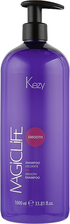 Шампунь "Розгладжувальний" для в'юнкого й неслухняного волосся - Kezy Magic Life Smooth Shampoo — фото N3