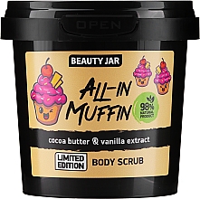 Скраб для тіла "Масло какао й екстракт ванілі" - Beauty Jar All-In Muffin Limited Edition Body Scrub — фото N1
