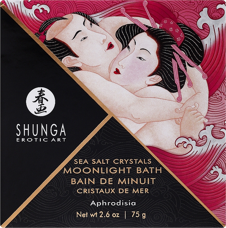 Пінна сіль для ванни з ароматом троянди - Shunga Oriental Crystals Bath Salts Aphrodisia — фото N1