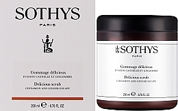 Вишуканий скраб для тіла з корицею та імбиром - Sothys Cinnamon And Ginger Escape Delicious Scrub — фото N2