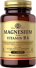 Харчова добавка "Магній з вітаміном B6" - Solgar Magnesium With Vitamin B6 — фото N2