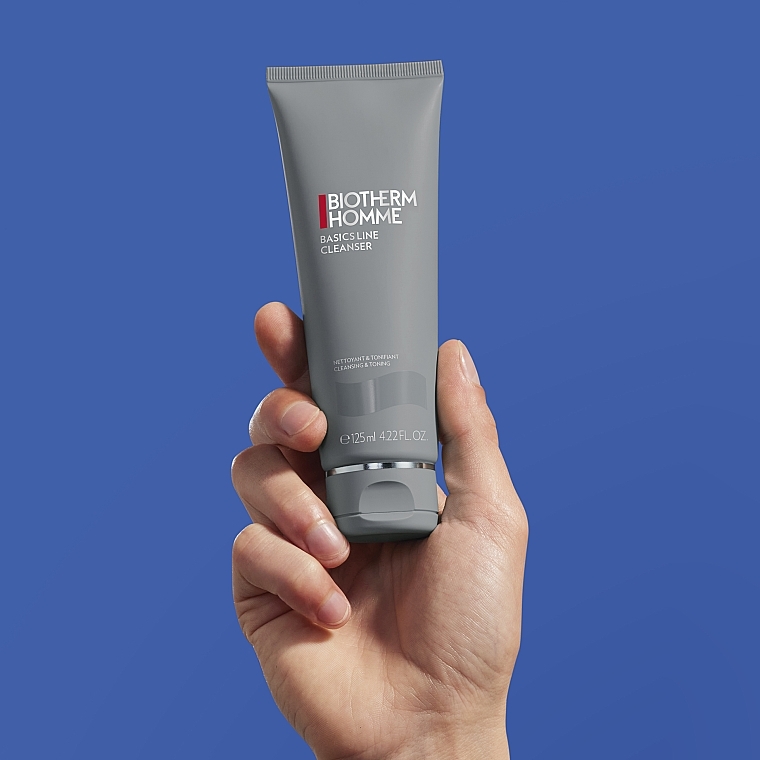 Тонізувальний гель для очищення шкіри обличчя чоловіків, для нормальної шкіри - Biotherm Homme Basics Line Cleancer — фото N2