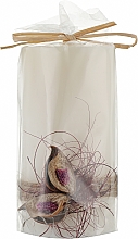 Ароматична свічка "Ваніль і кокос", 50 x 95 мм - Bulgarian Rose Candle Perfume Vanilla Coconut — фото N1