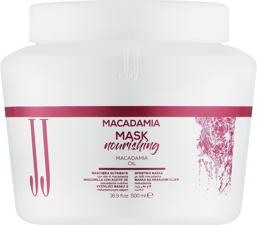 Питательная маска для волос с маслом макадамии - JJ Macadamia Mask Nourishing — фото N1