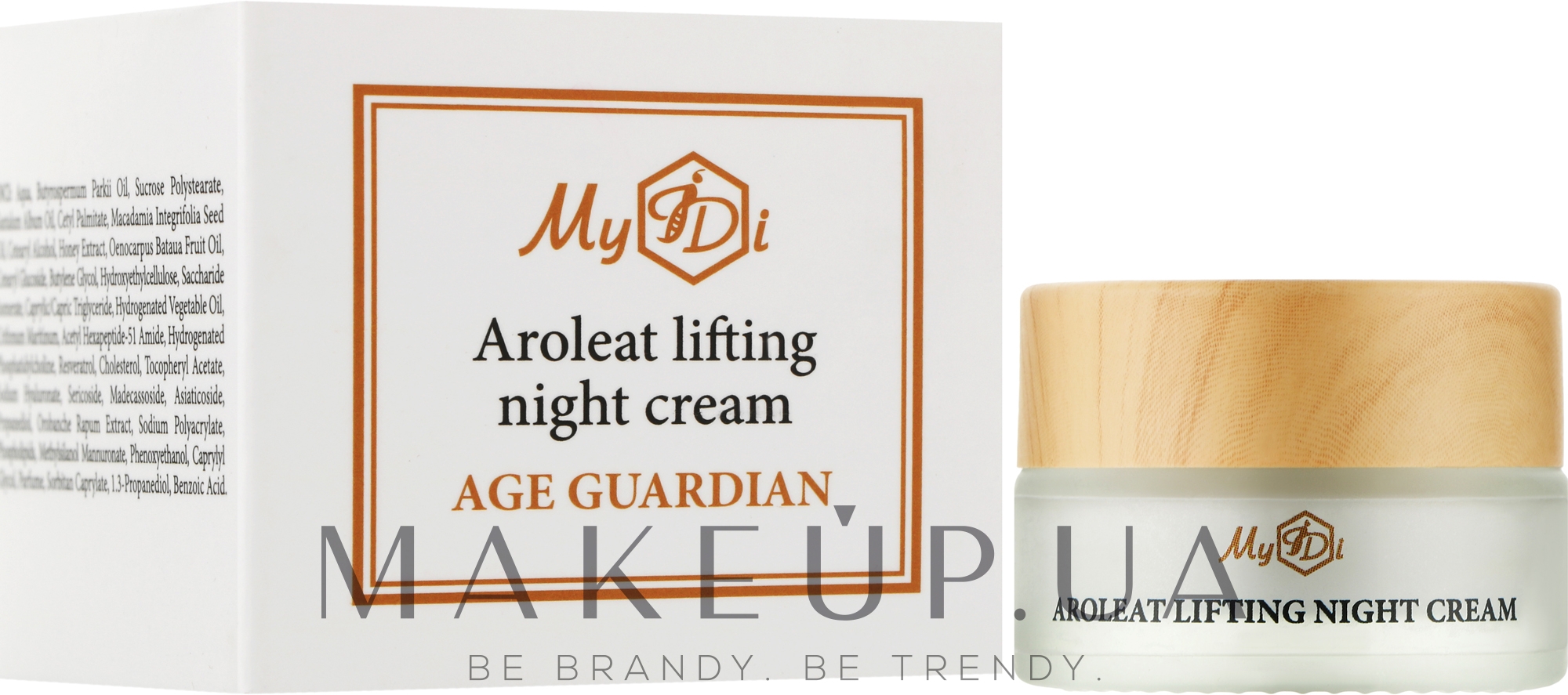 Липосомальный ночной филлер лифтинг-крем - MyIDi Age Guardian Aroleat Lifting Night Cream (пробник) — фото 5ml
