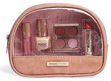 Набор в косметичке, 5 продуктов - Magic Studio Makeup Bag Rose Quartz  — фото N1