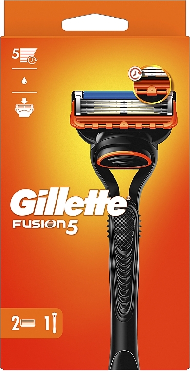 УЦЕНКА Бритва с 2 сменными кассетами - Gillette Fusion * — фото N2