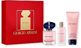 Парфумерія, косметика Giorgio Armani My Way Christmas Set - Набір (edp/50ml + edp/15ml + b/lot/75ml)