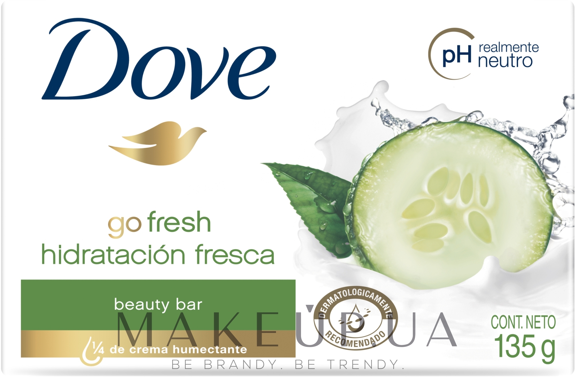 Крем-мыло "Прикосновение свежести" - Dove Go Fresh Fresh Touch Beauty Cream Bar — фото 135g
