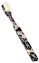 Духи, Парфюмерия, косметика Зубная щетка - Acca Kappa Medium Nylon Toothbrush Black & White