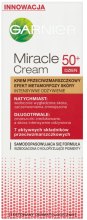 Духи, Парфюмерия, косметика Дневной крем для лица - Garnier Skin Naturals Miracle Cream 50+