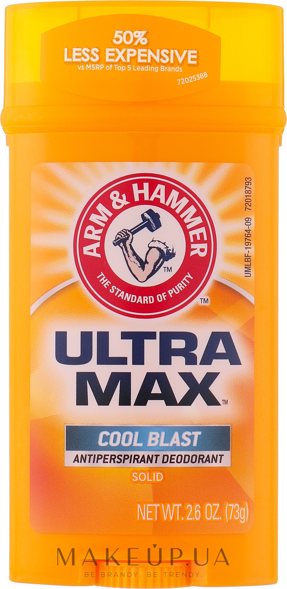 Дезодорант-антиперспирант - Arm & Hammer Ultra Max Antiperspirant Deodorant Cool Blast  — фото 73g