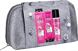 Духи, Парфюмерия, косметика Набор - Gliss Kur Supreme Length Bag Set (shm/250ml + hair/cond/200ml + express/hair/cond/200ml + bag)