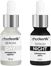 Зволожуюча та матуюча сироватка антиакне для проблемної шкіри "День-ніч" - Chudesnik Serum Day Night — фото N1