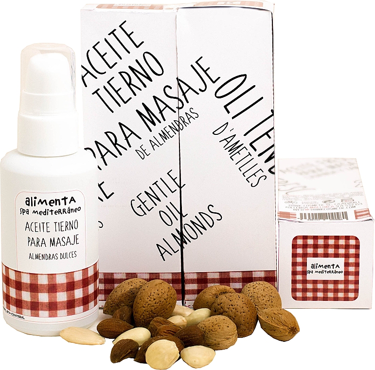 Олія для тіла "Мигдаль"                         - Alimenta Spa Mediterraneo Gentle Oil Almonds — фото N1