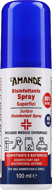 Дезинфицирующий спрей - L'Amande Surfase Disinfectant Spray — фото N1