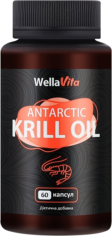 Дієтична добавка "Олія антарктичного криля 700мг" - Wella Vitа Antarctic Krill Oil — фото N1