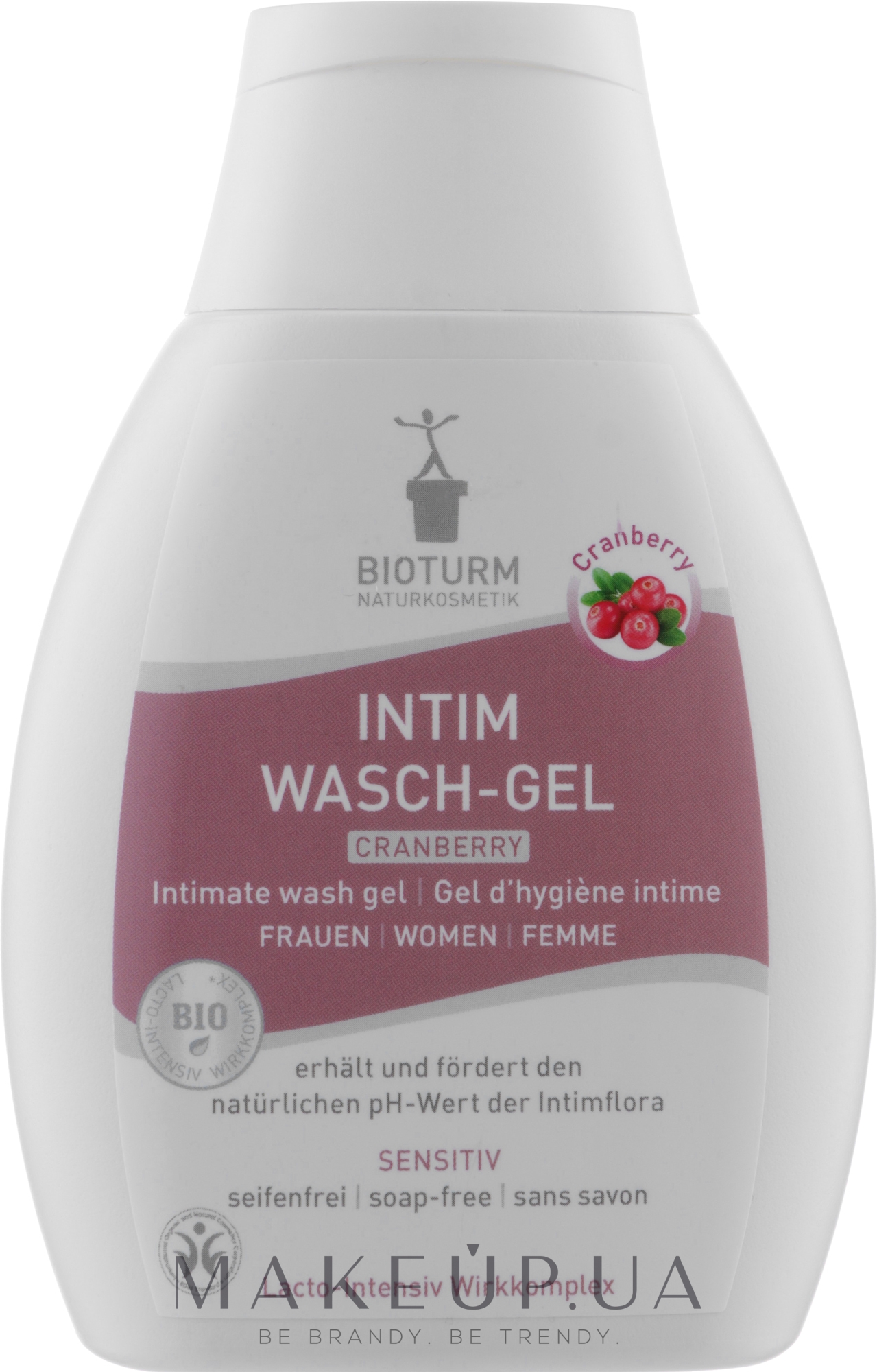 Гель для інтимної гігієни - Bioturm Intim Cranberry Cleansing Gel No. 91 — фото 250ml