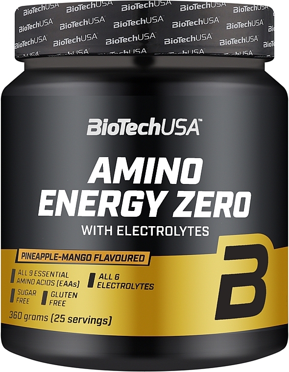 Аминокислоты "Ананас и манго" - BioTechUSA Amino Energy Zero With Electrolytes Pineapple Mango — фото N1