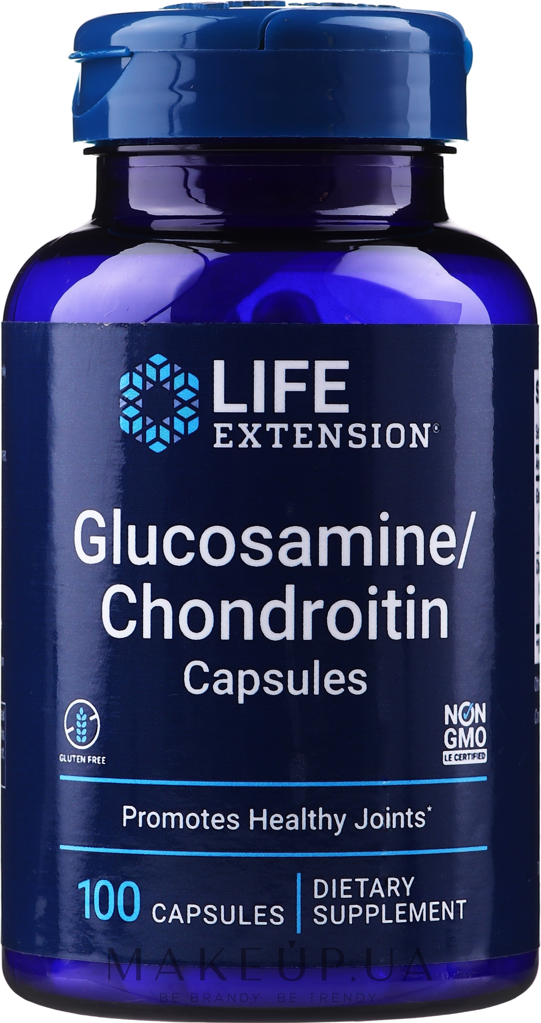 Харчова добавка "Глюкозамін, хондроїтин" - Life Extension Glucosamine/Chondroitin — фото 100шт