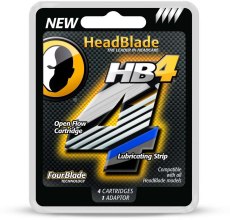 Парфумерія, косметика Змінні касети на 4 леза - HeadBlade HB4 Refill Blades