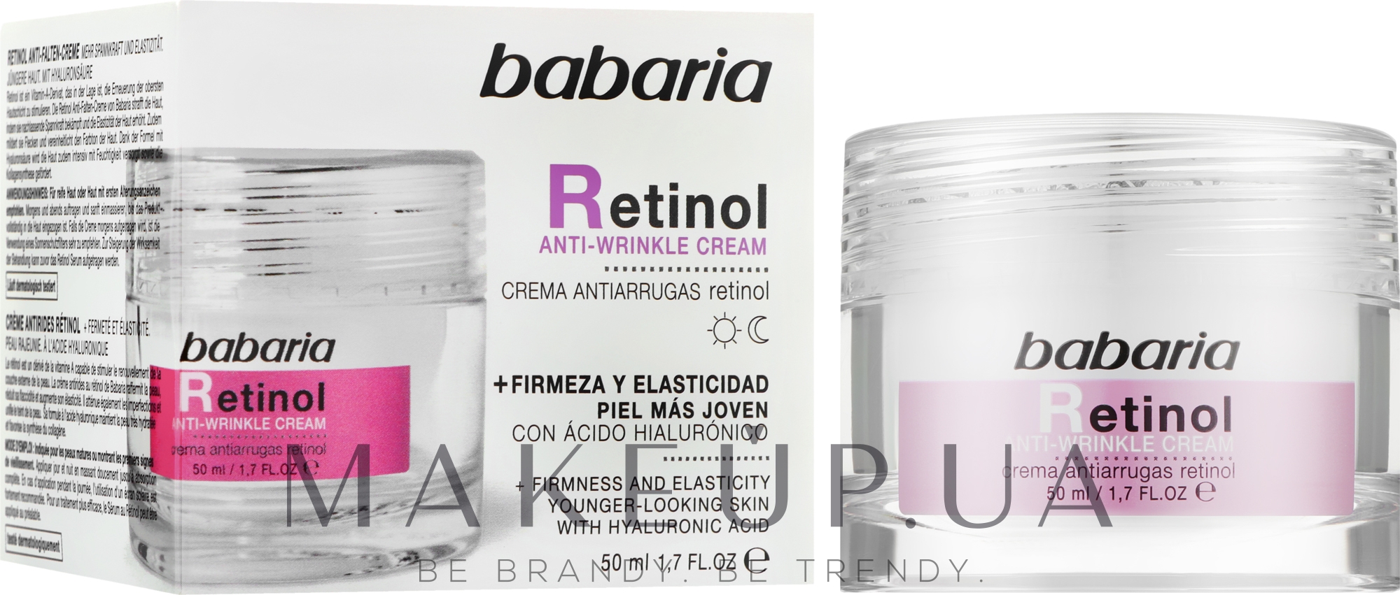 Крем для обличчя "Ретинол" - Babaria Retinol Anti-Wrinkle Cream — фото 50ml