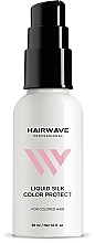 Духи, Парфюмерия, косметика Жидкий шёлк для интенсивного блеска волос "Color Protect" - HAIRWAVE Liquid Silk Color Protect
