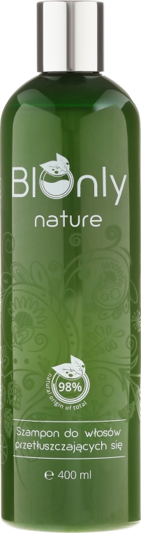 Шампунь для жирного волосся - BIOnly Nature Shampoo For Greasy Hair — фото N1