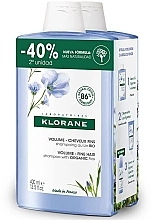 Духи, Парфюмерия, косметика Набор - Klorane Softness All Hair Types Shielding Shampoo Flax