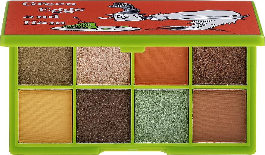 Палетка теней для век - I Heart Revolution Dr. Seuss Green Eggs and Ham Eyeshadow Palette — фото N1