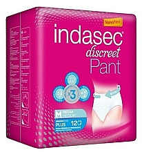 Гігієнічні прокладки, 12 шт. - Indasec Discreet Pant Medium Plus — фото N1