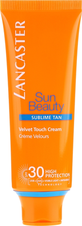 Крем для обличчя "Сяйна засмага" - Lancaster Sun Beauty Velvet Touch Cream Radiant Tan SPF 30 — фото N2