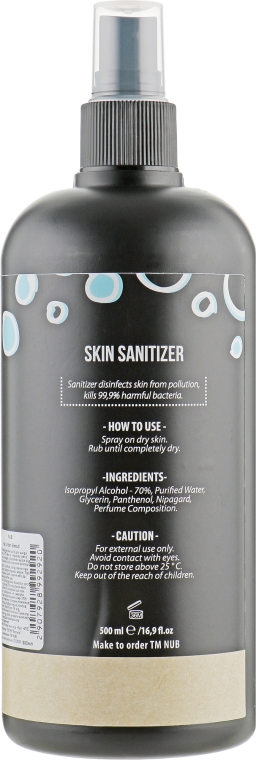 Дезинфицирующее средство для кожи рук и ног - NUB Skin Sanitizer Liquid Lime & Peppermint — фото N4